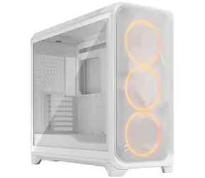 Fractal Design Meshify 3 XL TG White RGB / Big-Tower / ATX / bez zdroja / priehľadná bočnica