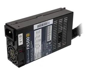 Rozbalené - Silverstone FX500-G 500W / Flex-ATX / 40 mm / aktívny PFC / nemodulárny / 80 PLUS Gold / rozbalené