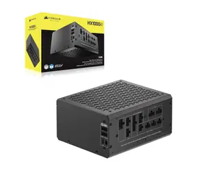 Corsair HX1000i SHIFT čierna / 1000W / 80 PLUS Platinum / 140mm ventilátor / modulárny