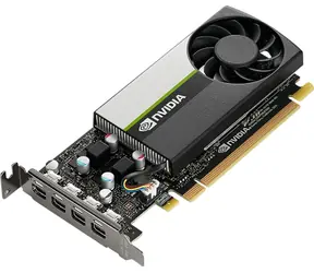 Rozbalené - PNY Nvidia Quadro T1000 / Nvidia Quadro T1000 4GB / 4GB GDDR6 / PCIe x16 3.0 / 4X mini DP / 50W / rozbalené