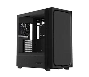 TRYX FLOVA F50 čierna / Midi-Tower / ATX / bez zdroja / priehľadná bočnica 