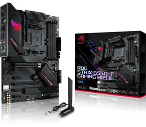 Rozbalené - Asus ROG STRIX B550-F GAMING WI-FI II/ AMD B550/DDR4/Serial ATA III/USB/2.5GLAN/M.2/sc.AM4/ATX/rozbalené