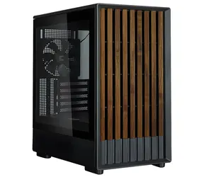 Rozbalené - Zalman P10 Namu čierna / mATX / 3x 120 mm fan / USB-A 3.2 Gen 2 + USB-C / drevené doplnky / bez zdroja / rozbalené