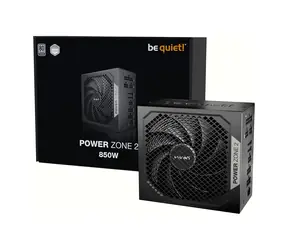 Rozbalené - be quiet! Power Zone 2 850W / 850W / 80+ Platinum / Aktívne PFC / 140 mm / modulárne / rozbalené