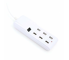 Omega Family / Nabíjačka / USB / 6x USB / 4.5A / biela