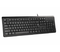 A4Tech KR-92 Čierna / Drôtová klávesnica / CZ / USB / 1.5 m