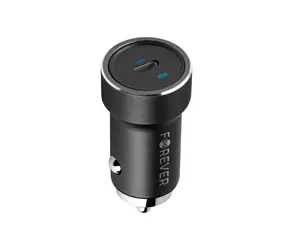 Forever CC-06 USB-C nabíjačka do auta čierna / 20W / 1x USB-C / do autozapaľovača