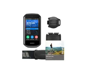 Garmin Edge 1050 Bundle / Cyklopočítač / 3.5" LCD / 480 x 800 px / GPS / Bluetooth / ANT+ / Wi-Fi / IPX7