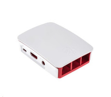 Raspberry Pi oficiálna krabička pre Raspberry Pi 3B+ malinovo-biela