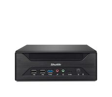 Shuttle XPC slim XH610 čierna / Bez CPU (LGA1700 / Intel Core 12th Gen) / 2xDDR4 / 3xSATA / 1x M.2 / 2xLAN / Bez OS