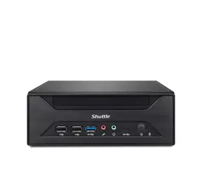 Shuttle XPC slim XH610 čierna / Bez CPU (LGA1700 / Intel Core 12th Gen) / 2xDDR4 / 3xSATA / 1x M.2 / 2xLAN / Bez OS