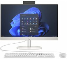 HP ProOne 245 G10 AiO biela / 23.8" FHD / RYZEN 3 7320U 2.4GHz / 8GB / 256GB SSD / Radeon 610M / W11P