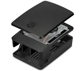 Raspberry case Original čierna s chladičom pre Raspberry Pi 5