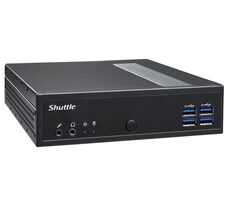 Shuttle XPC slim DL30N čierna / Intel N100 3.4GHz / 1xDDR5 / 1xSATA / 2x M.2 / 2xLAN / Bez OS