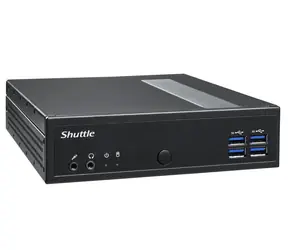Shuttle XPC slim DL30N čierna / Intel N100 3.4GHz / 1xDDR5 / 1xSATA / 2x M.2 / 2xLAN / Bez OS