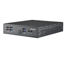 Shuttle XPC slim DS50U7 čierna / IntelCore i7-1355U 1.7GHz / 2xDDR5 / 1xSATA / 2x M.2 / 2xGLAN / Bez OS