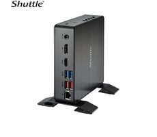 Shuttle XPC nano NC40U čierna / Intel Celeron 7305 / 2xDDR4 / 1xSATA / 2x M.2 / 1xGLAN / Bez OS