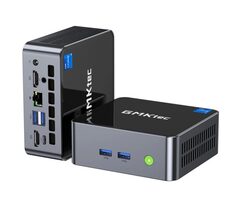 GMKtec M3 čierna / Intel Core i5 12450H / 16GB / 512GB SSD / Intel UHD / Wi-Fi / BT / LAN / W11P