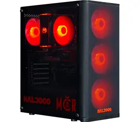 HAL3000 MČR Finale Elite čierna / AMD RYZEN 7 7700 3.8GHz / 32GB / RX 9060 XT 16GB / 1TB SSD / Wi-Fi / W11H