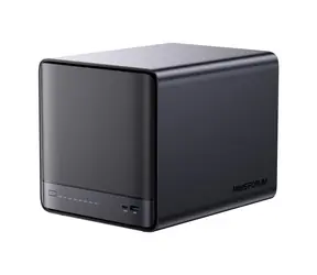 Minis Forum NAS N5 Pro čierna / AMD RYZEN AI 9 HX Pro 370 5.1GHz / 32GB RAM / 128GB SSD / Radeon 780M / MinisCloud OS