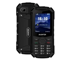 Aligator R35 eXtremo čierna / 2.4 "TFT / 1.3MP / Dual-SIM / microSD (až 256GB) / P68 / KAiOS