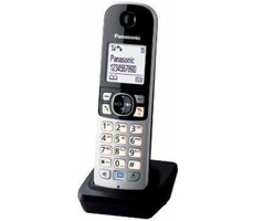 Rozbalené - Panasonic KX-TGA681FXB čierna / DECT prídavný mikrotelefón pre KX-TG6811 &amp; 6812 &amp; 6821 &amp; 6881 / rozbalené
