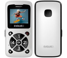 Evolveo EasyPhone ID biela / 1.7" / SOS / microSDHC