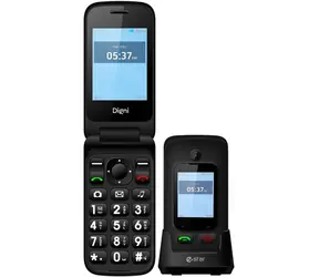 eSTAR Digni Flip čierna / 2.4" / 240 x 320 / 32 MB / MicroSD / 0.08 Mpx / 1000 mAh