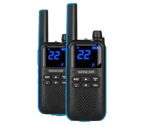 Sencor SMR 700 modrá / 2x vysielačka / LCD / VOX / 16 kanálov