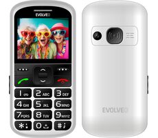 Evolveo EasyPhone XS biela / 2.2" / 0.3MP / SOS / microSDHC