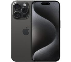 Bazár - Apple iPhone 15 Pro 128GB Titanová čierna eSIM-Only Kvalita C / bazár