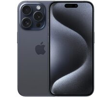 Bazár - Apple iPhone 15 Pro 128GB Titanová modrá eSIM-Only Kvalita C / bazár