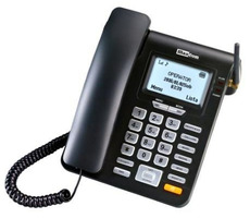 Rozbalené - Maxcom MM28DHS čierna / Stolný telefón so slotom pre SIM kartu / batéria 600 mAh / SMS / Speed Dial / s displeja / rozbalené