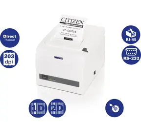 Citizen CT-S310II / pokladničná / 80mm / Termotlačiareň / 203dpi / USB / RS-232 / rezačka / biela