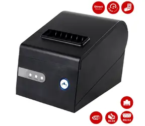 Xprinter C260-K / Pokladničná termotlačiareň / USB / LAN / RS232 / 80mm / Čierna