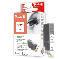 PEACH kompatibilný cartridge Canon CLI-526GY, Grey, 10 ml