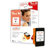 Peach PG-50 / PG-40 / PG-37 / alternatívny cartridge bez tlačovej hlavy / 22 ml / čierna