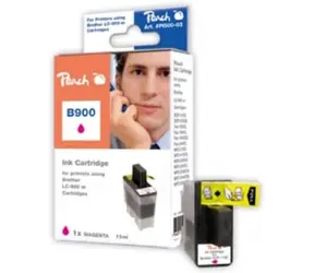 Peach LC-900 alternatívny cartridge pre Brother / DCP-110C, DCP-115C / 12 ml / Fialová