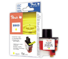 Peach LC-900 alternatívny cartridge pre Brother / DCP-110C, DCP-115C / 12 ml / Žltá