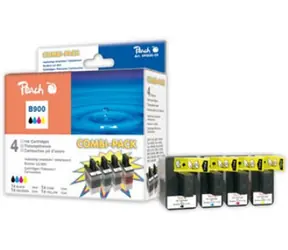Peach LC-900 alternatívny cartridge pre Brother / DCP-110C, DCP-115C / 1x 19 + 3x 12 ml / MultiPack