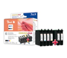 Peach T0711-T0714 alternatívny cartridge / 2x7.4 , 3x5.5 ml/ Combi-Pack Plus
