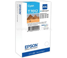 Epson T7012 originálny cartridge / 3.400 strán / Modrá