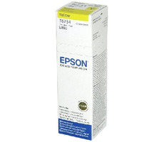 Epson T6734 originálny cartridge / 70 ml / Žltá