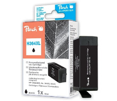 Peach Remanufactured 364XL alternatívny cartridge / HP Photosmart D5460 / 19 ml / Čierna