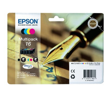 Epson T1626 originálny cartridge / 5,4 ml + 3x 3,1 ml / WF-2010W, WF-2510WF / CMYK