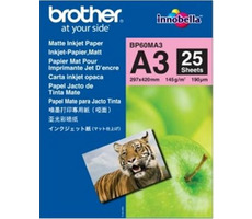 Brother fotopapier BP60MA3, 25 listov A3, Foto Matt, 190g