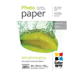 Colorway Fotopapier samolepiaci A4 (lesklý) - 135g/m2 50ks