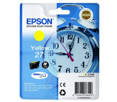 EPSON DURABrite Ultra Ink 27 / originálny cartridge / 3,6 ml / žltá