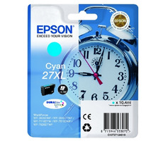Epson DURABrite Ultra Ink 27XL azúrová / originálna cartridge / 10,4 ml
