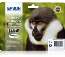 EPSON T0895 originálny cartridge / 3x3, 5ml, 5.8 ml / Stylus S20, SX100 / Multipack
